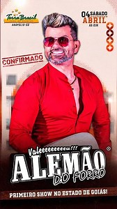 Anápolis/GO Holy Saturday #alemaodoforro #sertanejo #anapolis #forrozeiros #goiás #deusnocomando