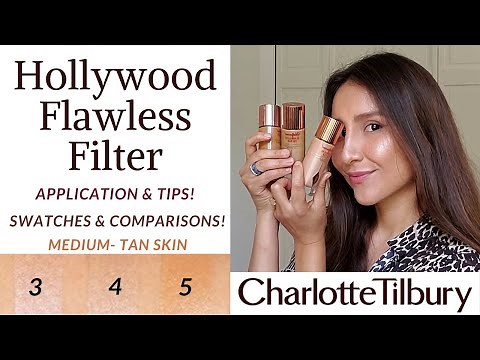 Charlotte Tilbury Hollywood Flawless Filter 3, 4 & 5 ✨Review, natural light swatches, tips and more!