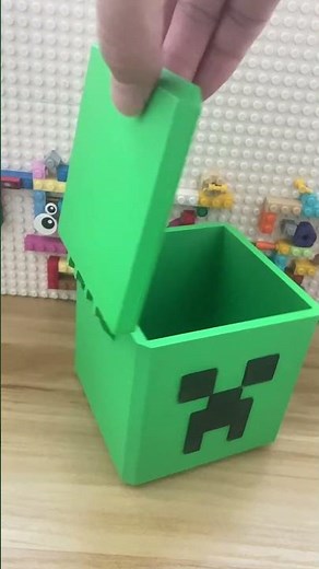 How to make a Minecraft creeper box ?