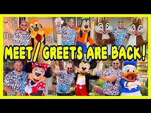 HUGGING MICKEY AFTER 2 YEARS! | DISNEYLAND | MEET & GREETS