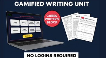 Narrative Writing Prompts & Story Generator | Gamified Creative Writing Activity