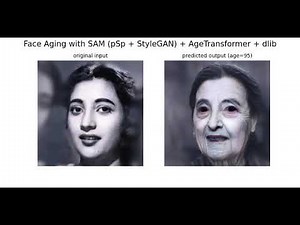 Aging Faces | GenAI | SAM | pSp | StyleGAN | AgeTransformer | dlib | Python
