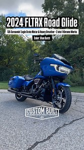 13 reactions | GRHD Custom Built 2024 Road Glide in ‘Blue Burst’! This Road Glide has been updated to:  135 Screamin’ Eagle Crate Motor  Screamin’ Eagle Heavy Breather  2 into 1 Khrome Werks Exaust Interested? Call 616.896.0111 to learn more! #grhd #grhdcustom #harleydavidson #roadglide #custom #screamineagle #blueburst | Grand Rapids Harley Davidson | Facebook