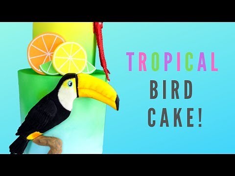 Tropical Bird Cake Tutorial! | Summer Cakes