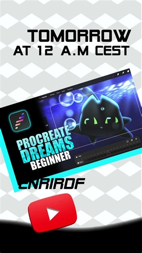 Dreams for beginners start tomorrow #procreatedreams #tutorial #animation #2danimation #ipad