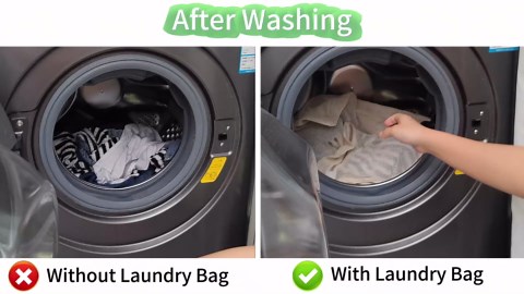 6-Piece Bag, Durable Cotton Mesh Laundry Bag, Sturdy Zipper, Breathable Mesh, Exquisite Laundry Bag for Underwear, Clothes, Pants, Shoes and Socks