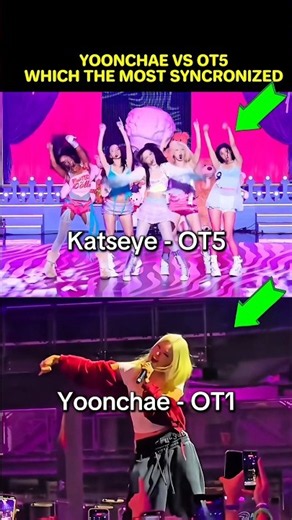 Yoonchae Vs katseye Syncronization.✅ #KATSEYE #캣츠아이 #yoonchae #shorts