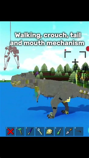 | Build a Boat | T- REX | Roblox | #dinosaur #history #trex #mechanical #roblox #babft