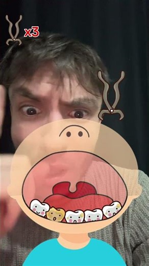 Teeth challenge #funny