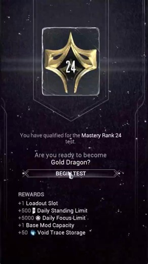 Warframe Mastery Rank 24 Test! #warframe