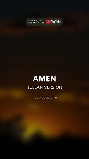 amen (clean version) #gladjoseph #flstudio #musicaltersemotions #music