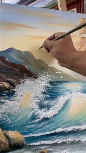 Instructions on how to draw a picture depicting a ship gliding smoothly.