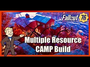 Fallout 76 Multiple Resource CAMP Build (Junk, Water & Adhesive)