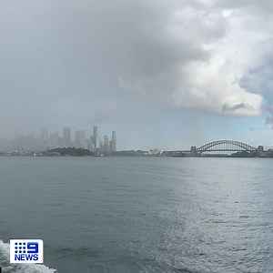 #Sydney's skies are cast with dark clouds, as the Bureau of Meteorology warns of more heavy rainfall across the state. Over the next 24 hours, Sydney could see 20-40mm of rain as temperatures plummet. DETAILS: 9Soci.al/5sLv30skhrP See the full weather report TONIGHT at 6pm. #9News | 9 News Sydney