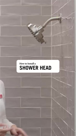 Thought installing a shower head would be scary? 😬 Spoiler: it’s not. Here’s how to do it in 4 easy steps! 🚰 Delta 5-Setting Showerhead in Stainless #DIYHome #HomeUpgrades #HomeImprovement #WeekendProject #EasyDIY