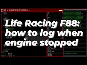 Life ECU, how to log data with the engine stopped, useful for testing sensors and config changes.