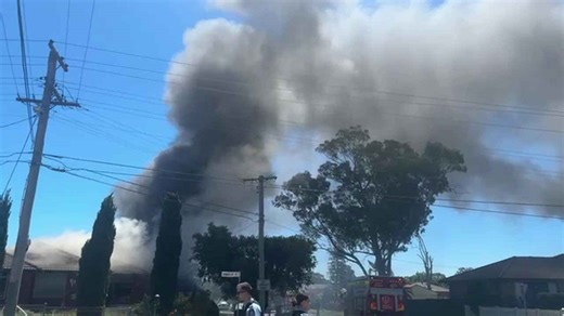 Gas tank explosions sees blaze consume residential home in Sydney