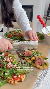 grilled flatbreads on the bbq made two ways: sweet & savory! which one are you choosing? find the recipes below, enjoy xx #grilling #barbecue #bbq | Everything Delish