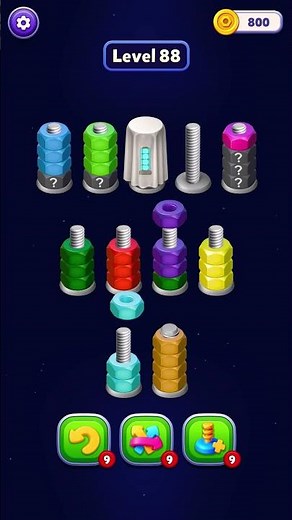 Nut Sort 3D | Level 88