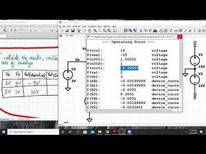 Subtractor Circuit Simulation using opamp OP-07 in LTspice