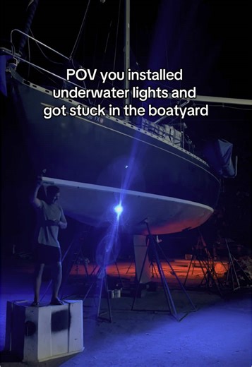 Installing Underwater Lights on Our Sailboat Cosmo