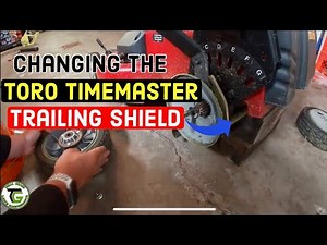 How To Replace a Toro TimeMaster Trailing Shield(Lawn Update)