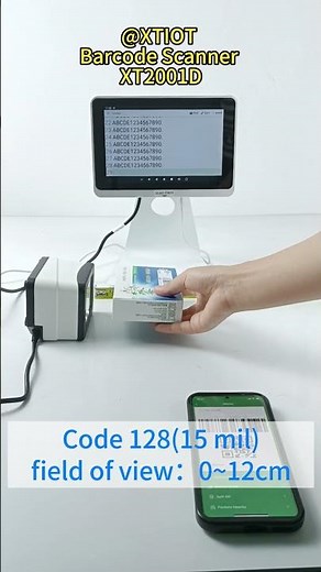 XT2001D XTIOT Scanner Barcode 2D Qr Code Scanner Desktop