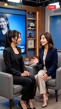 I got invited on a TV show | Evening Insights. Midnight Echoes out now on all platforms 😘 #albumdrop