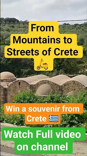 Exploring Crete by Scooter 🇬🇷 Mountains, Sheeps & Hidden Streets + GIVEAWAY 🎁