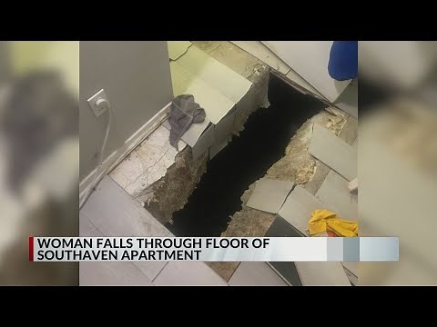 Family faces eviction after pregnant woman falls through floor