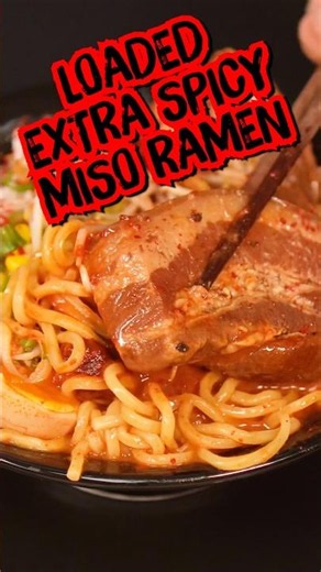 This is Real Extra Spicy Miso Ramen You Need! #ramen #spicymisoramen #misoramen