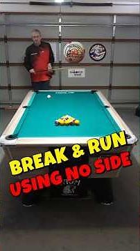Perfect break and run no spin needed #8ballpool #shorts