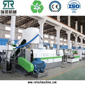 [Hot Item] 300kg/Hr Plastic LDPE LLDPE HDPE Film 3 in 1 Compactor Cutter Feeding Pelletizing Machine