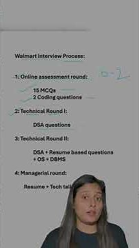 Interview process of walmart . I hope it will help many of you. Follow for more 😇 #viralvideo #dsa