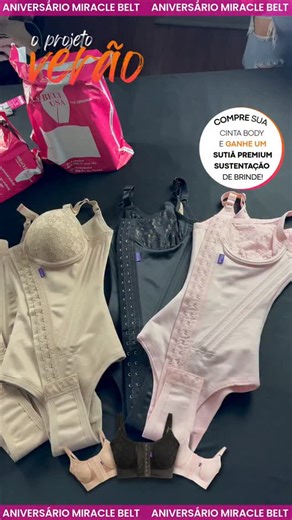 MIRACLE BELT | Cinta Body queridinha das famosas é da Miracle Belt ! E só essa semana, garantindo a sua Cinta Body, você ganha um Sutiã Premium... | Instagram