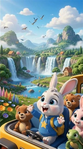 Sunny the Bunny’s Fun Adventure! 🐰🌈 | Kids Cartoon #Shorts