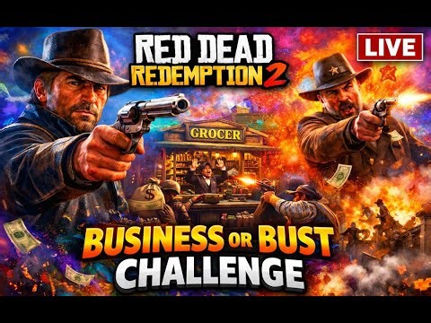 RDR2 | Business or Bust Challenge #rdr2 #rdr2gameplay #rdr2live #rdr2game #reddeadredemption2 #fyp