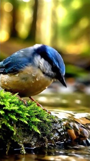sounds and gentle bird chirping - ASMR #naturesounds #natureasmr #relaxingnature