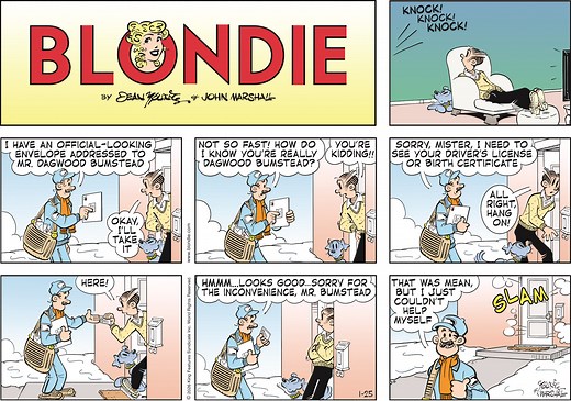 Blondie Comic Strip 2026-01-25 | Comics Kingdom