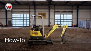If you want to work efficiently, you have to know your machines. That's why we have produced a how-to video series in which we explain our products to you. Today: our zero emission excavator EZ17e. Would you have thought it was so easy to operate? | Wacker Neuson