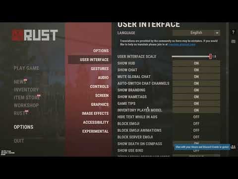 Rust – How to Hide Text While Aiming Down Sights (ADS)