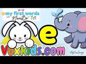 ⭐ Letter E – Learn “Eh” Sound & 10 First Words 🥚 | Nonibo A–Z Phonics | VoxKids™