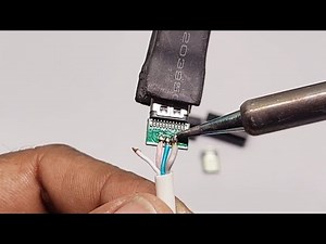 How to make Type C to Lightning Cable #usbcable