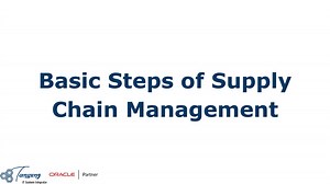 What are the 5 basic steps of supply chain management?