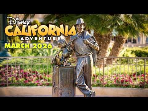 Morning Walk Around Disney California Adventure | Full Park Tour & Atmosphere