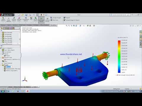 Solidworks Finite Element Analysis Tutorial Static Analysis