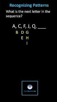 Sequence Challenge: Find the Next Letter in a Sequence