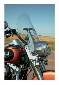 Klock Werks Billboard Flare Windshield For Harley Road King / Switchback 1994-2025