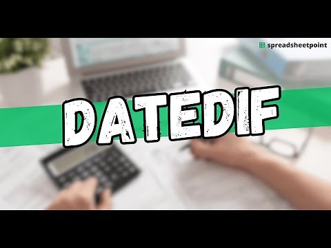 How to Count Days, Months, or Years Between Dates in Excel | DATEDIF Function