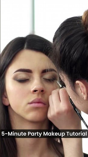 Glam Up for NYE 🎉 5-Minute Party Makeup Tutorial